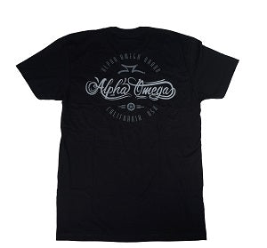 AO T-shirt Calligraphy black