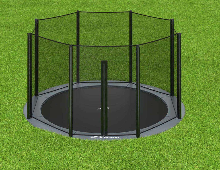 Akrobat Orbit Flat Trampoline Round