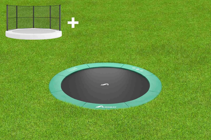 Akrobat Orbit Flat Trampoline Round