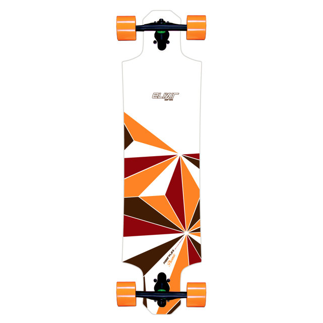 Elixir Longboard Complete Phoenix White