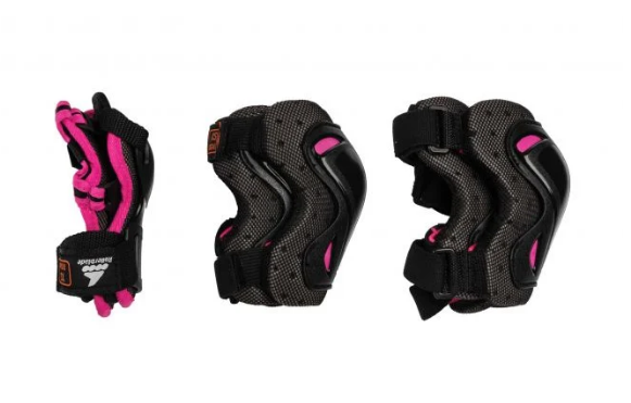 Rollerblade Protection Set Skate Gear Junior 3-Pack black/pink