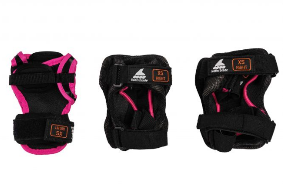 Rollerblade Protection Set Skate Gear Junior 3-Pack black/pink