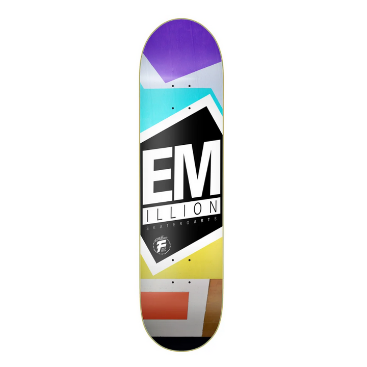 EMillion Skateboard Deck Fibertech Vivid II 8.125''