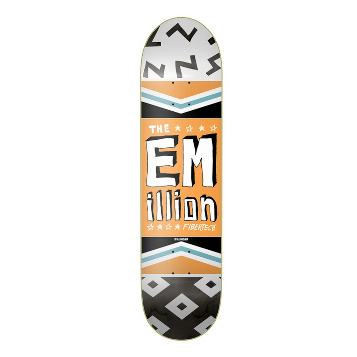 EMillion Skateboard Deck Fibertech Exodus Pro Dillinger 8.125''