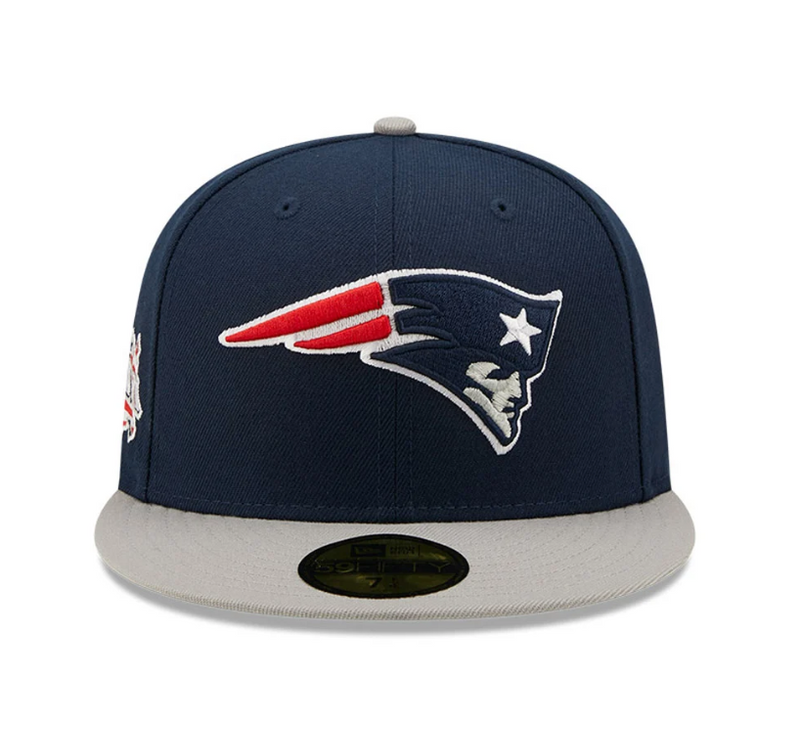 New Era 59-Fifty New England Patriots NFL Side Patch Blue