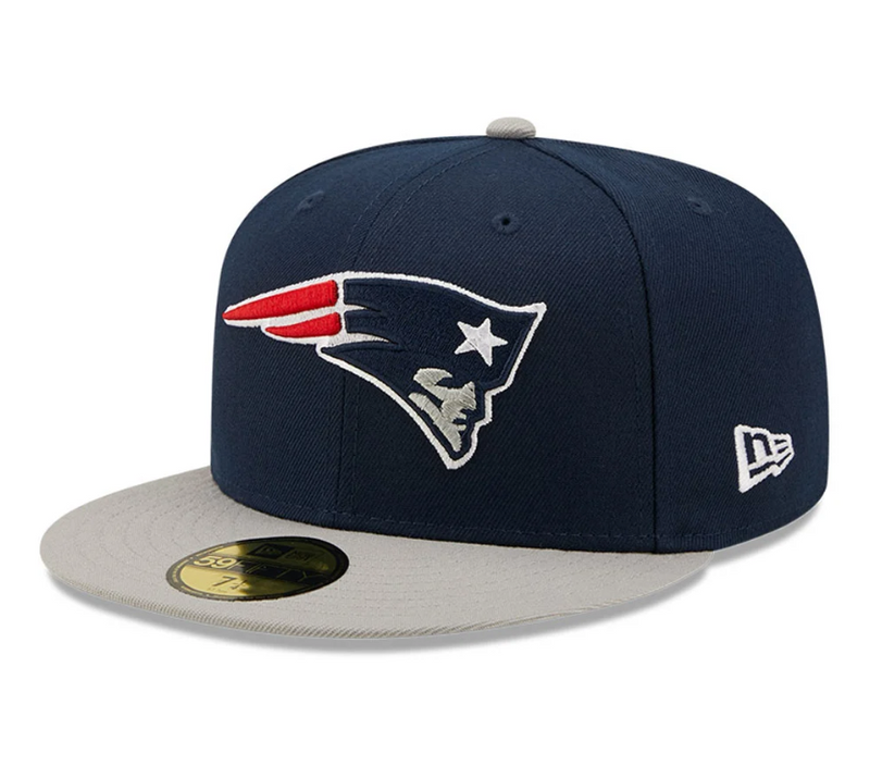 New Era 59-Fifty New England Patriots NFL Side Patch Blue