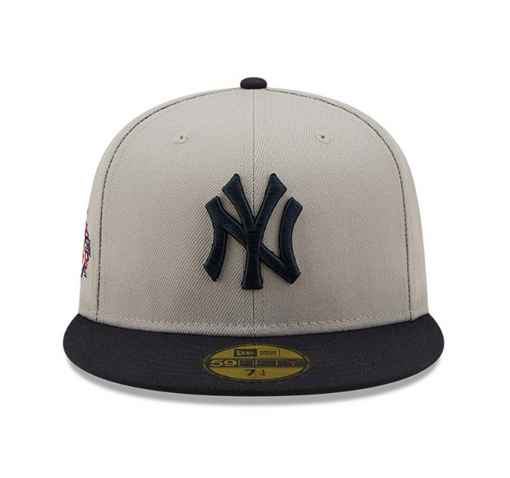 New Era Cap 59-Fifty New York Yankees MLB Side Patch Grey