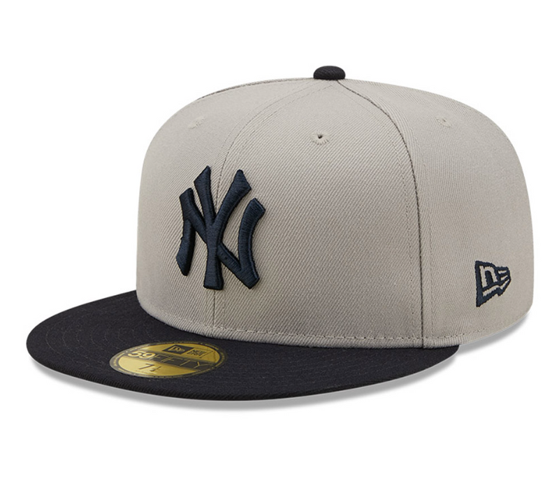 New Era Cap 59-Fifty New York Yankees MLB Side Patch Grey