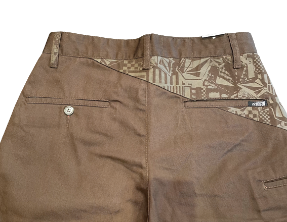 Volcom Shorts Chino Frickin Art brown