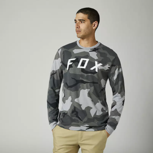 Fox Tech Longsleeve BNKR black camo