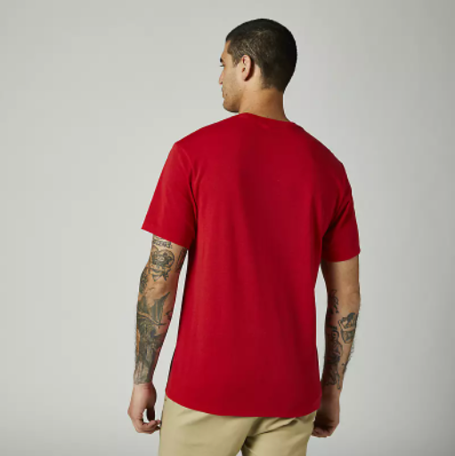 Fox Tech T-Shirt Rkane Head flame red