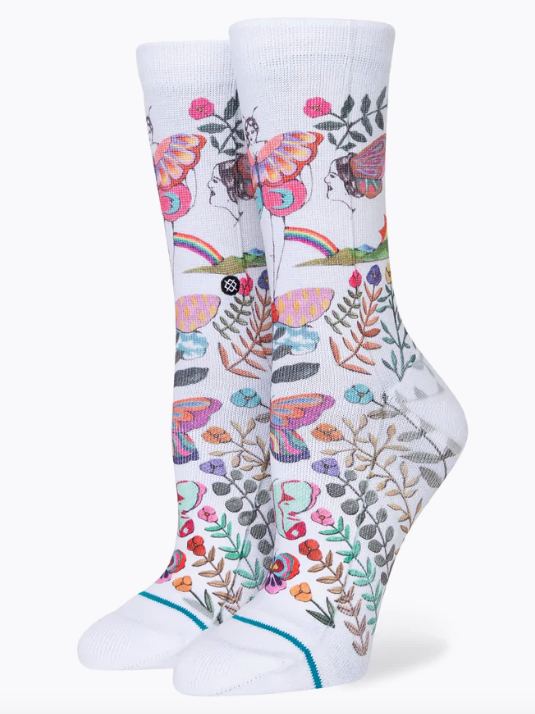 Stance Women's Socks The garden Of Growth white