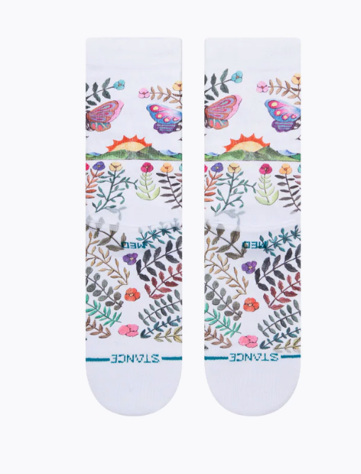 Stance Women's Socks The garden Of Growth white