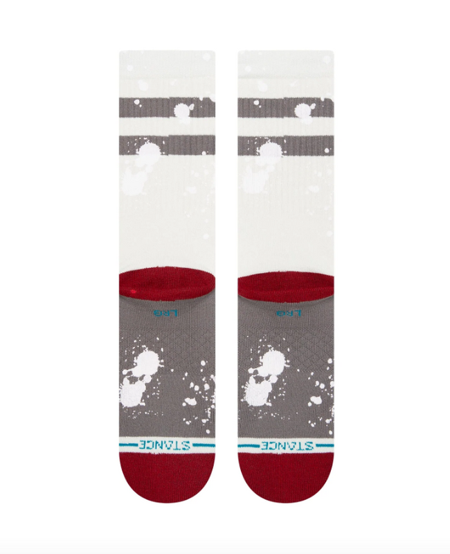 Stance Socks Ishod Custom Crew off white