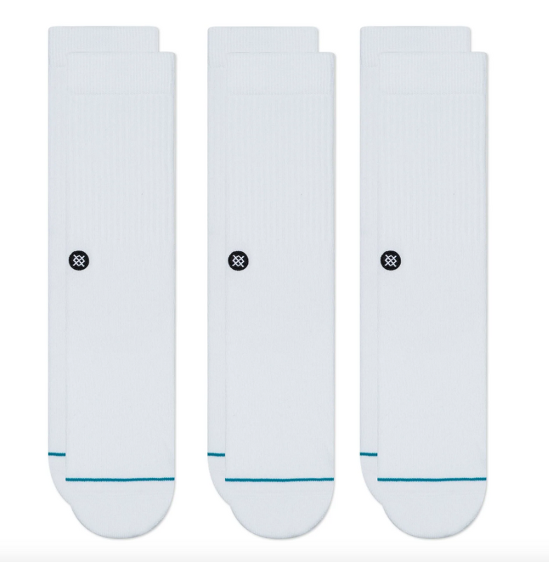 Stance Socks Icon Crew white 3-Pack