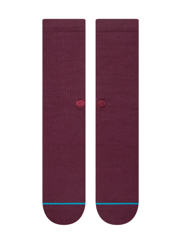 Stance Socks Icon Crew burgundy