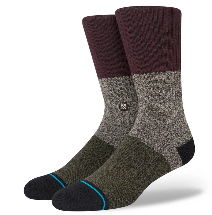 Stance Socks Spectrum 2 Bblend Crew burgundy