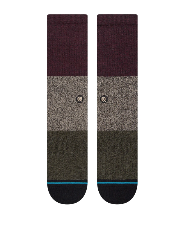 Stance Socks Spectrum 2 Bblend Crew burgundy