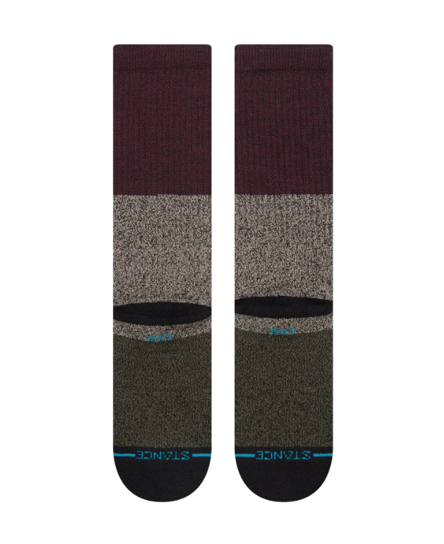 Stance Socks Spectrum 2 Bblend Crew burgundy