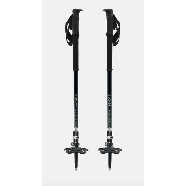 Jones Splitboard Poles Talon Silver