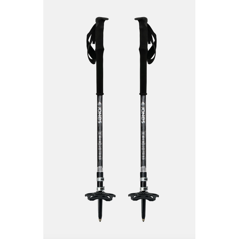 Jones Splitboard Poles Talon Pro Black