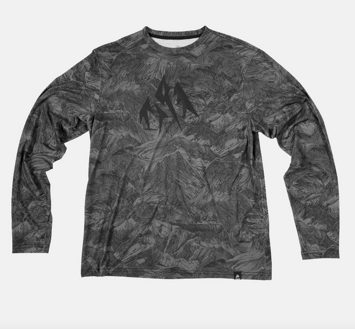 Jones Long Sleeve Tech Tee Mountain Camo