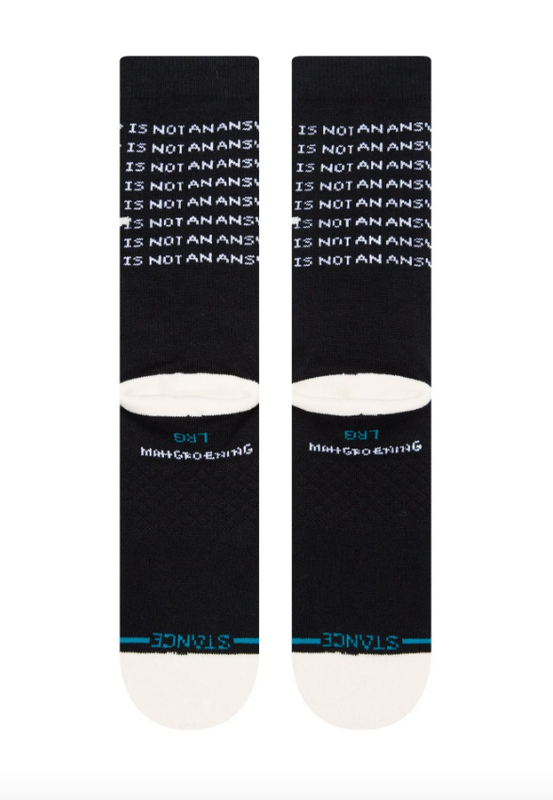 Stance Socks Troubled Crew black