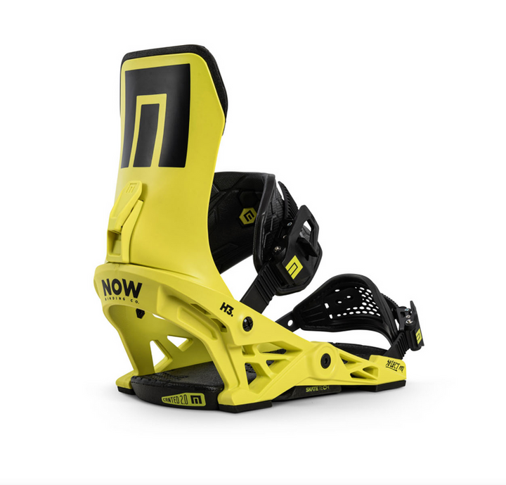 Now Snowboard Bindung Select Pro safety yellow