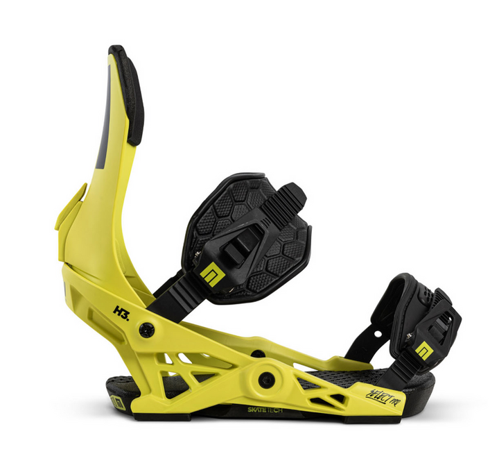 Now Snowboard Binding Select Pro safety yellow