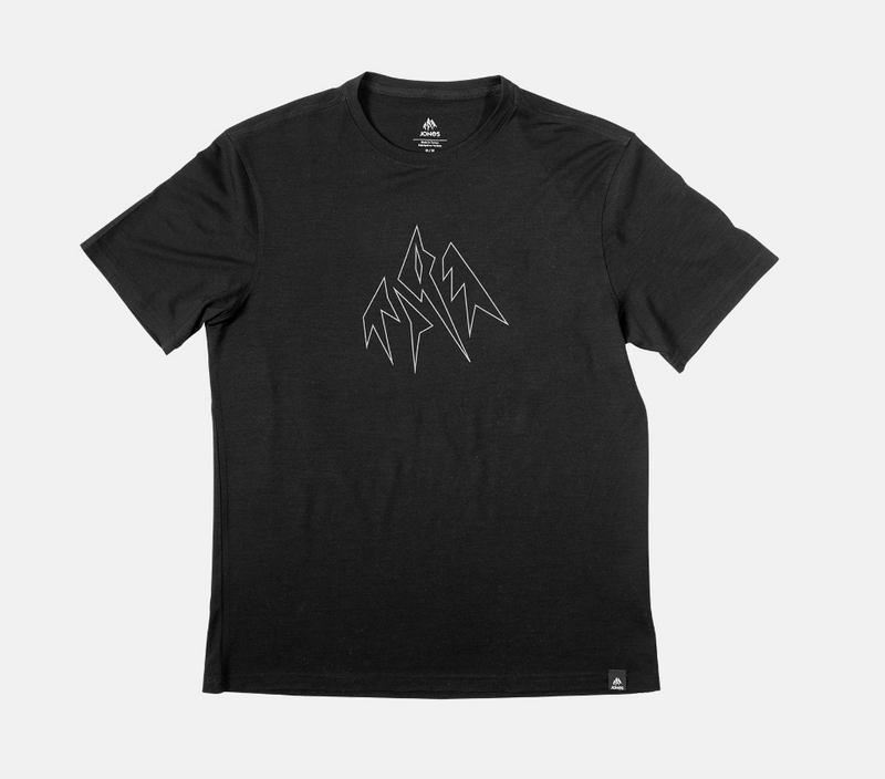 Jones T-Shirt Mountain Merino Black