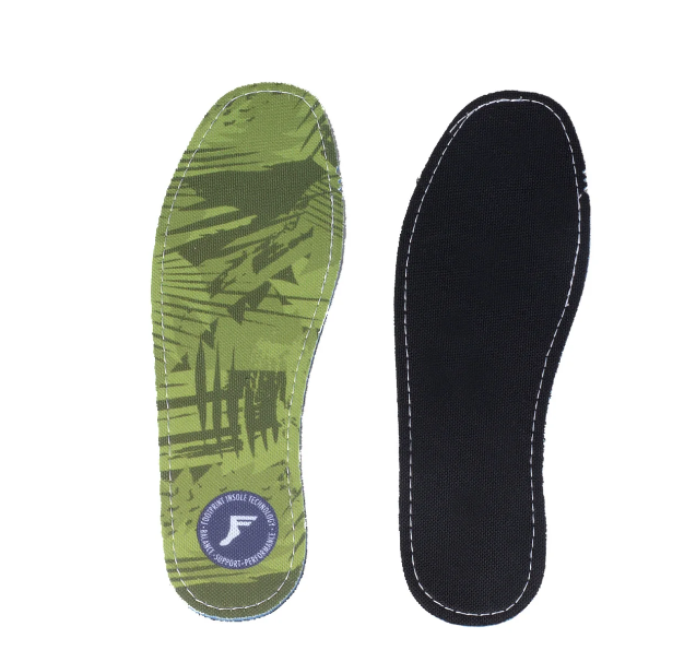 Footprint Insoles Flat 3mm Camo Green