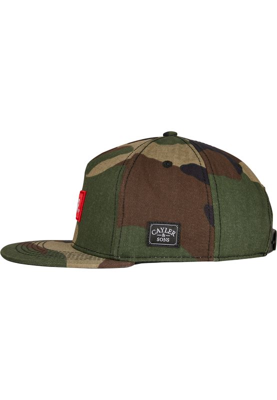 Cayler & Sons Statement Cap woodland/red