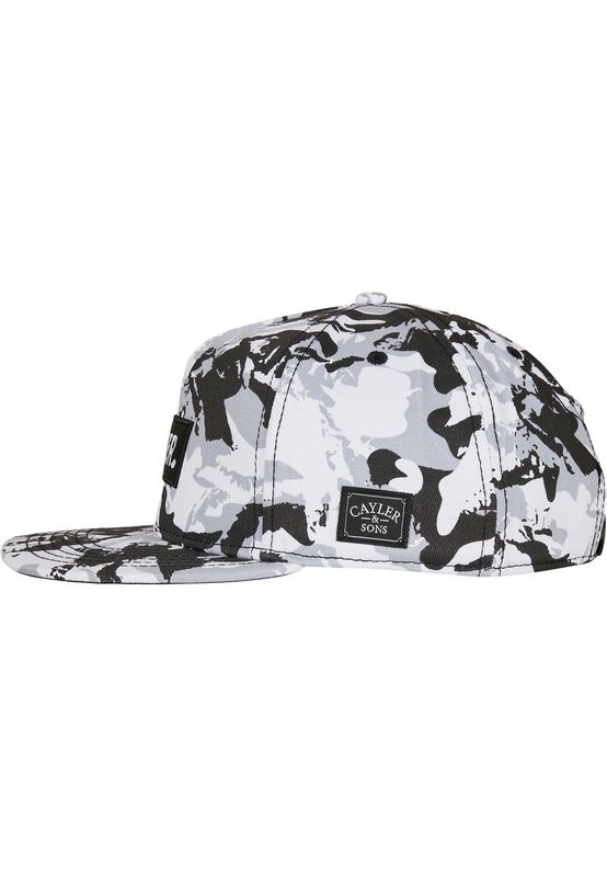 Cayler & Sons Statement Cap snowcamo/black