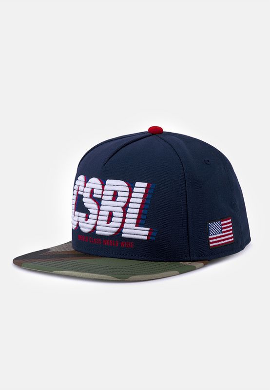 Cayler &amp; Sons CSBL WCWW Cap navy/woodland camo