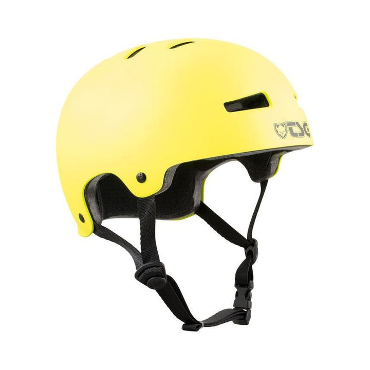 TSG Helmet Evolution Solid Colors Satin acid yellow