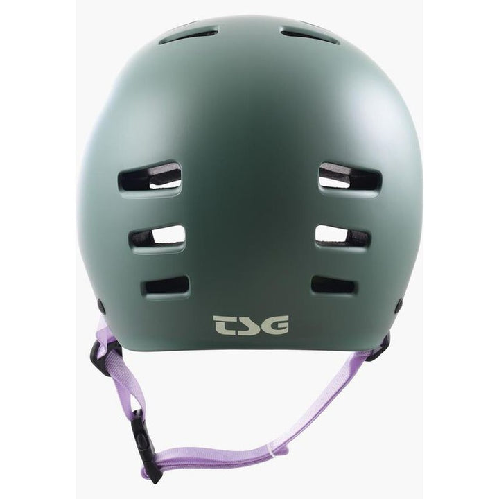 TSG Helmet Evolution Women Solid Colors Satin Green Foliage