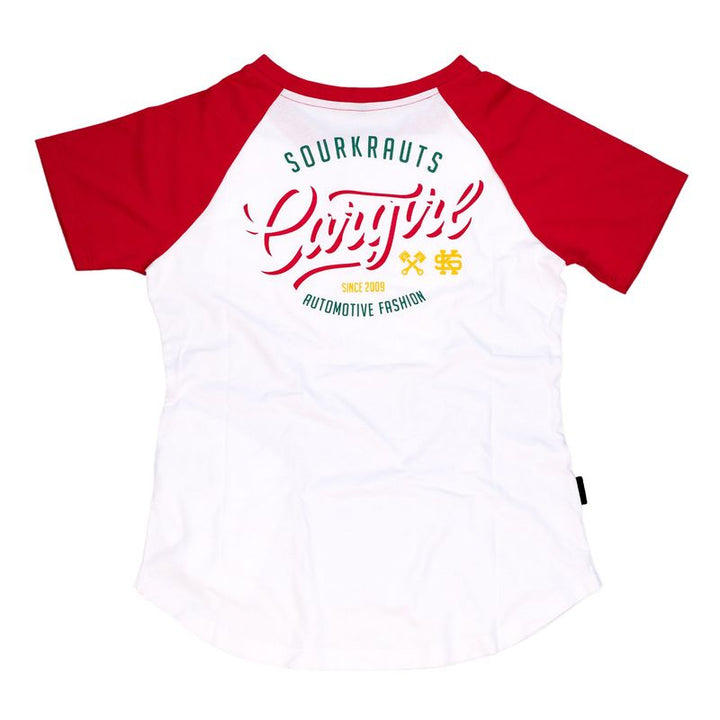 Sourkrauts Girlyshirt Cargirl red/white