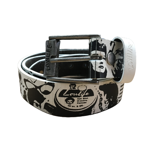 Lowlife Belt Black/White