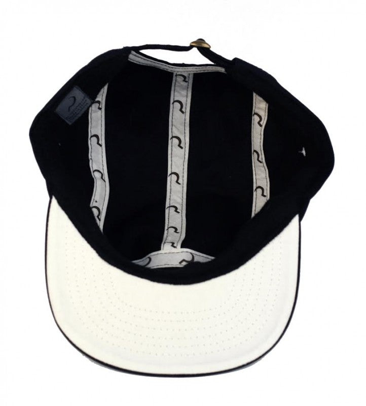 GC 5-Panel Cap Black/ White