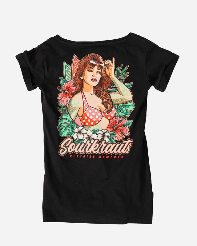 Sourkrauts Girly T-Shirt Shaka black