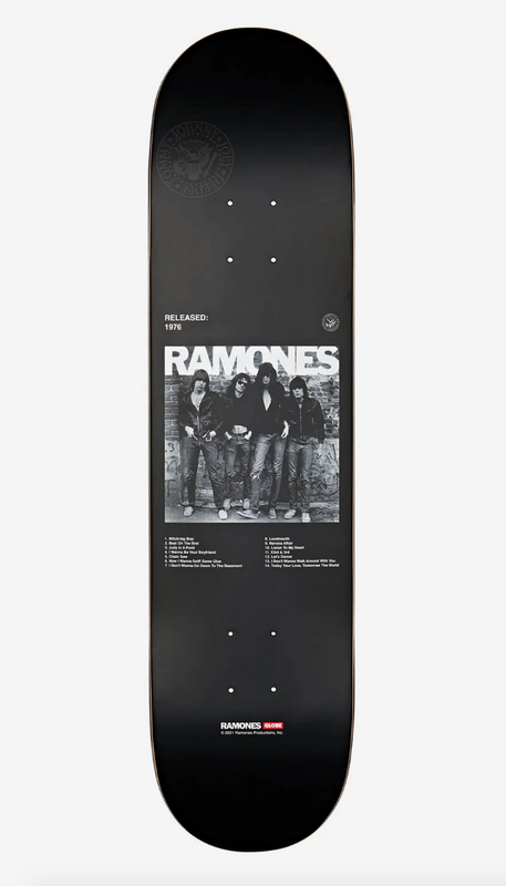 Globe Skateboard Deck G2 Ramones 7.75''