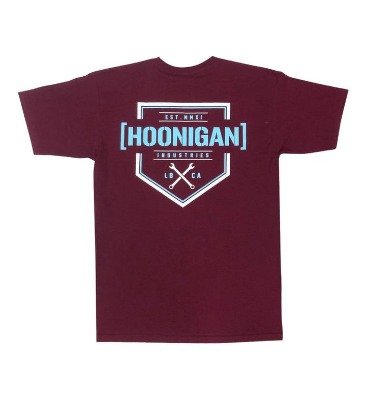 Hoonigan T-Shirt Bracket burgundy