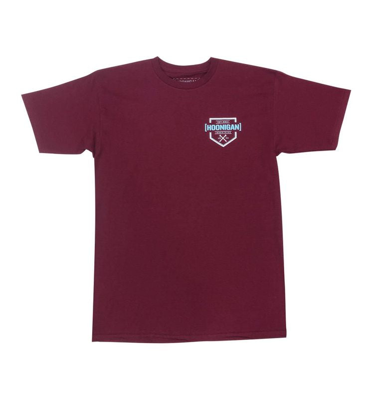 Hoonigan T-Shirt Bracket burgundy