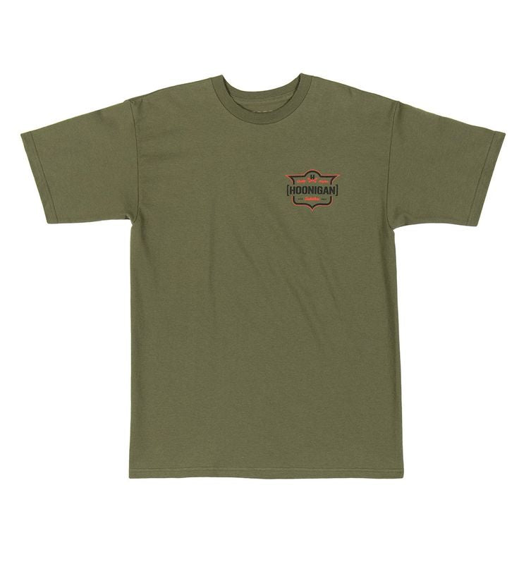 Hoonigan T-Shirt Emblem military green