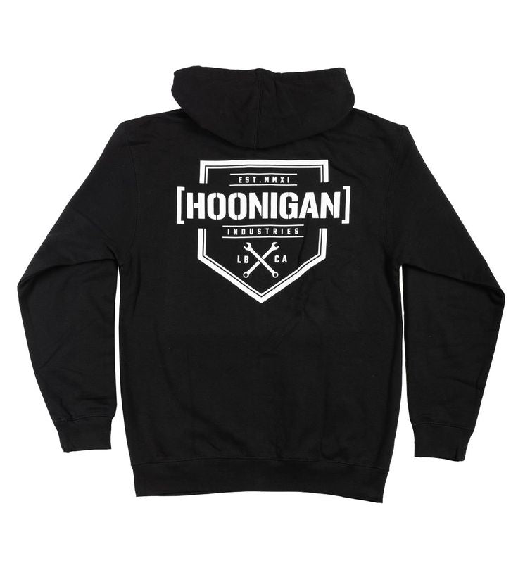 Hoonigan Zip-Up Hoodie Bracket X black/white