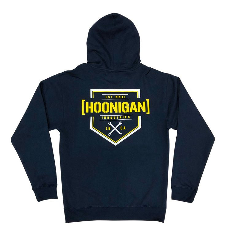 Hoonigan Zip-Up Hoodie Bracket X navy