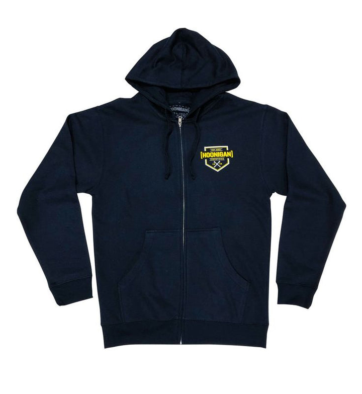 Hoonigan Zip-Up Hoodie Bracket X navy