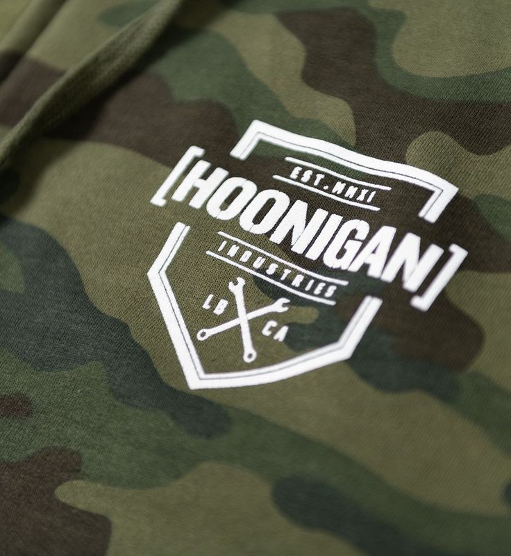 Hoonigan Zip-Up Hoodie Bracket X camo