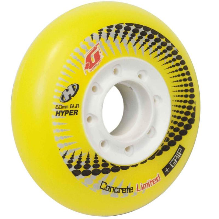 Hyper Wheels Concrete +G 76mm black