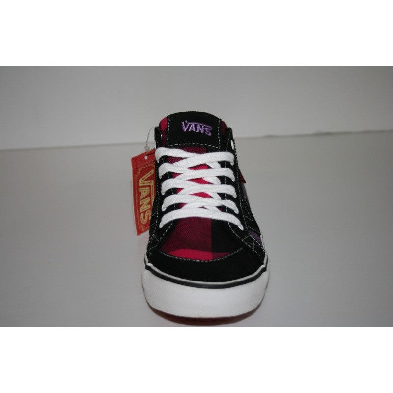 Vans Girls Shoes Tory Buff Plaid *black/purple*